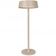 Επαναφορτιζόμενο Πορτατίφ LED 3W CCT Dimmable Μεταλλικό Μπεζ 3030